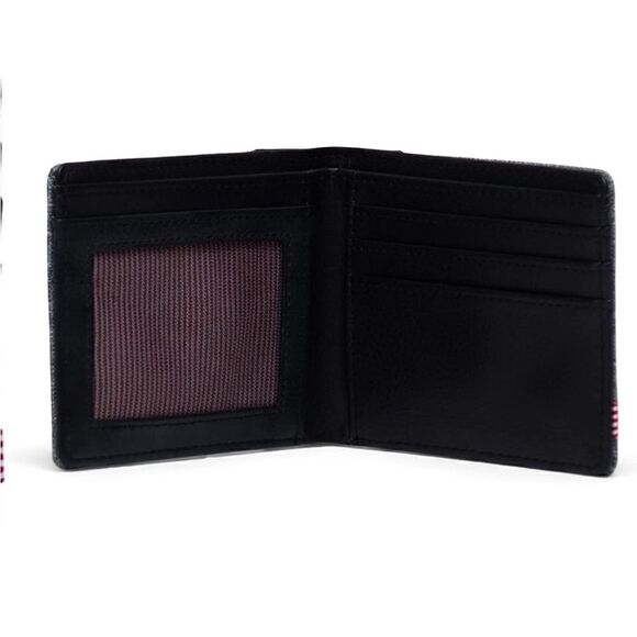 Gray and Black Herschel Wallet - Picture 3 of 3